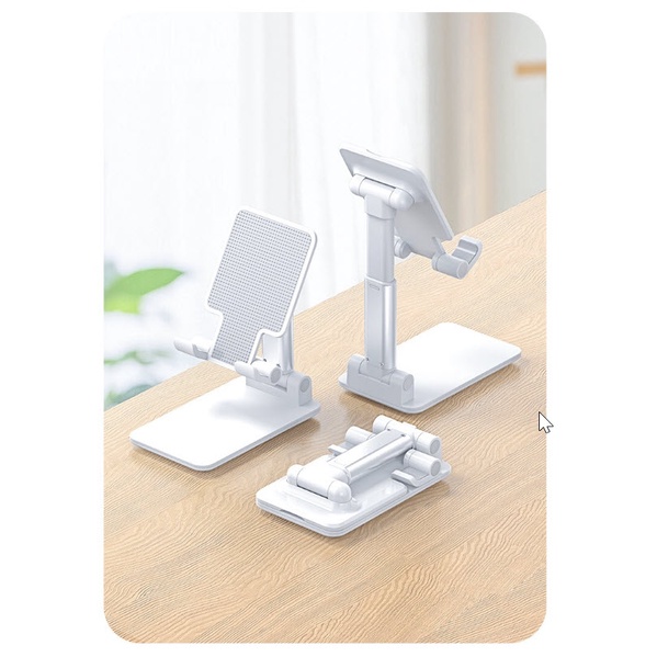 Giá Đỡ Điện Thoại , Khung Gấp Gọn Chắc Chắn, Góc Xoay Linh Hoạt, Hỗ Trợ Làm Việc Hay Học Tập