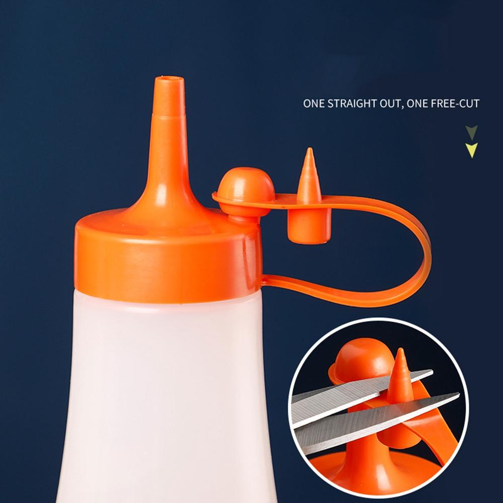 Set 1 / 3 Chai Nhựa PE Dạng Bóp Chống Rò Rỉ Đựng Sốt Nấu Ăn