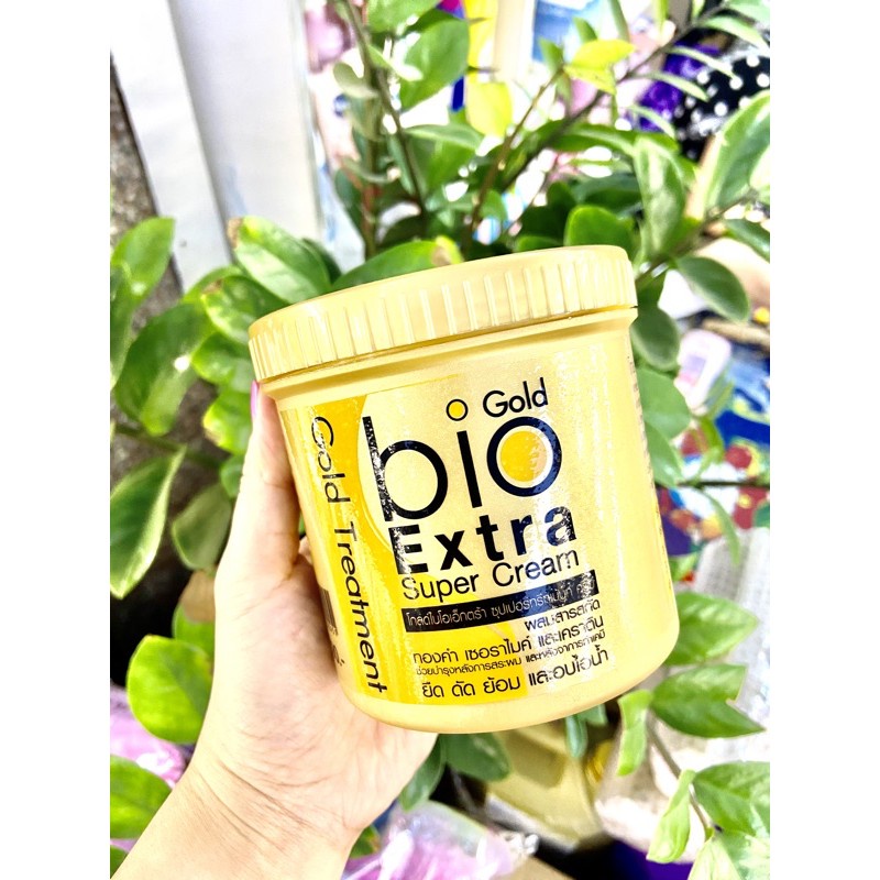 Ủ Hấp tóc Bio Gold Extra Super Cream 500mL Thái Lan