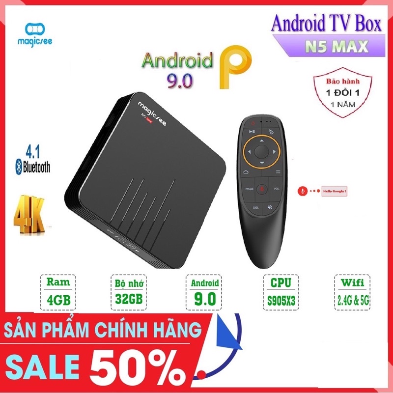 Magicsee n5 max Android TV box