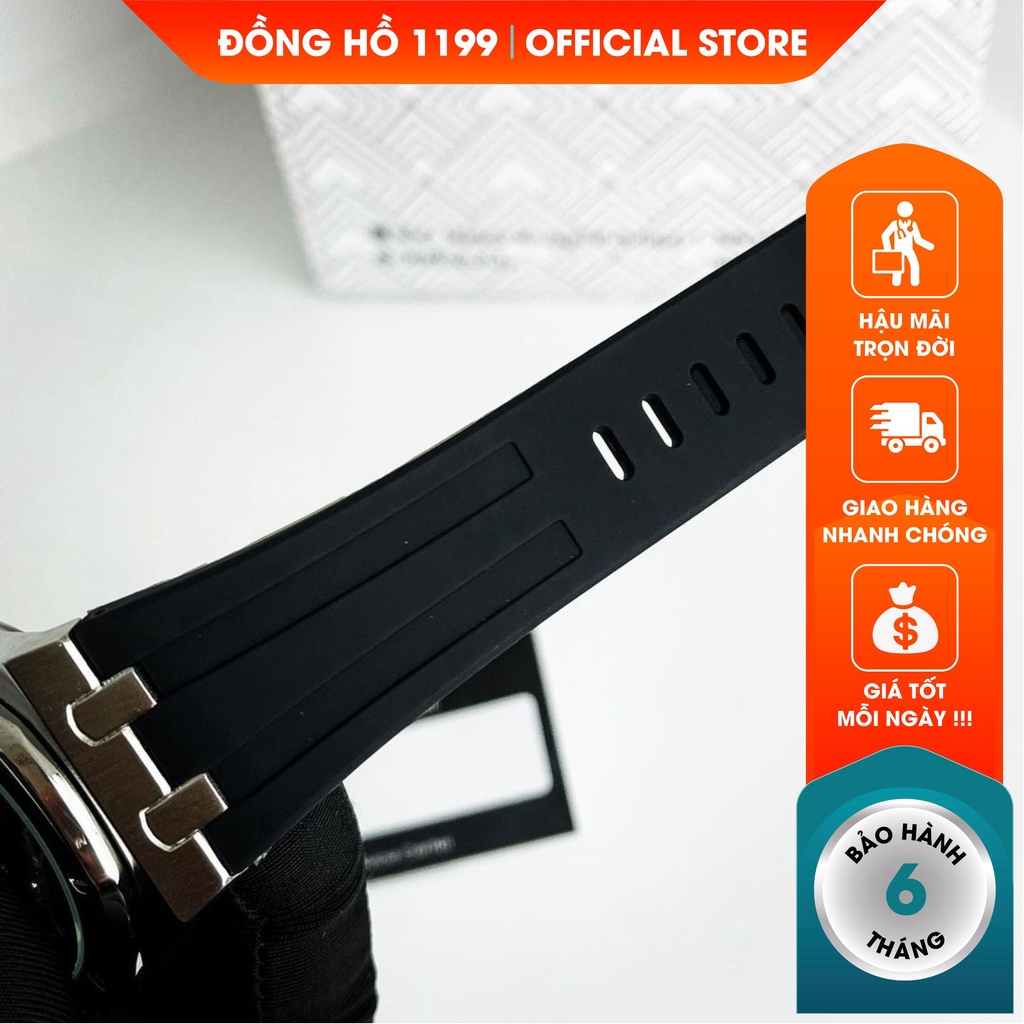 [QUÀ TẶNG]  Đồng hồ cơ - Đồng Hồ Dây Cao Su Nam 42mm Fom Size Chuẩn Chống Nước Chống Xước Tốt 265TR - 1199 Watches | BigBuy360 - bigbuy360.vn
