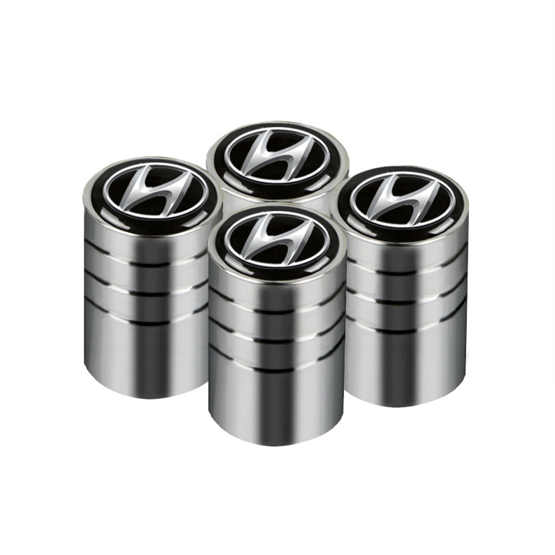 Bộ 4 Nắp Van Bánh Xe Hơi Cho Solaris Hyundai i10 Kona Getz Accent Elantra Sonata Tucson