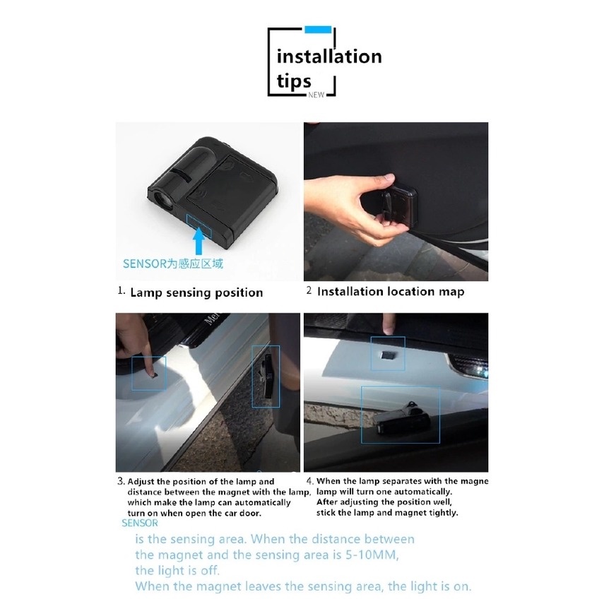 có hàng Đèn chiếu laser không dây gắn cửa xe hơi hình hello kitty xinh xắn,Led chiếu cửa họa