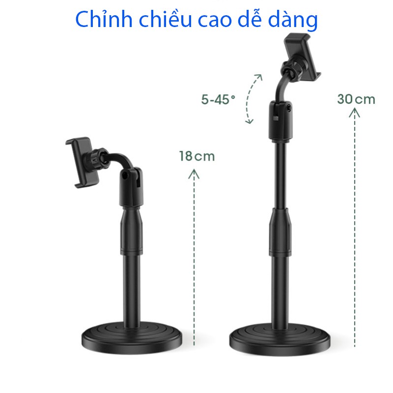 [Hàng Loại 1] Giá Đỡ Điện Thoại livestream xem video Ổn Định Xoay 360 Độ dùng để Quay Phim Ghi Hình Đa Dụng   L8 | BigBuy360 - bigbuy360.vn