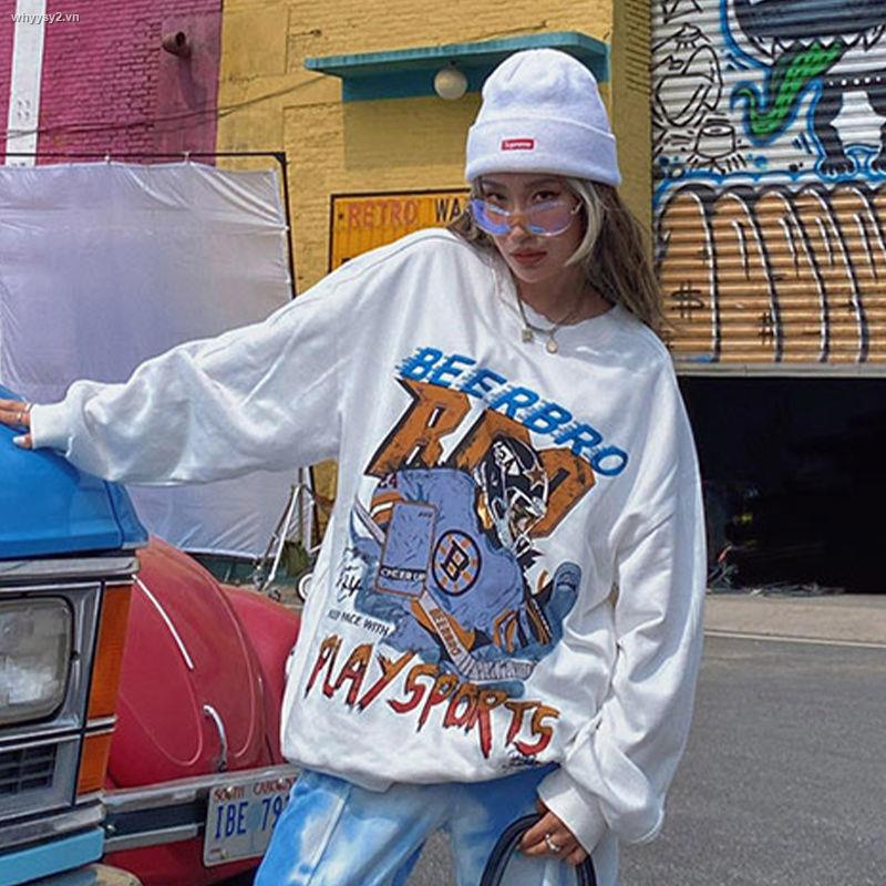 Áo Sweater Dáng Rộng Cỡ Lớn Thiết Kế Mới 2021 Thời Trang Mùa Xuân Thu Dành Cho Nữ | BigBuy360 - bigbuy360.vn