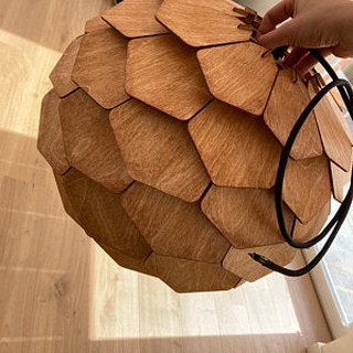 20 mẫu đèn gỗ thả trần [Giá gốc]
