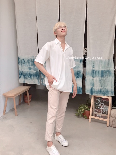 Quần Tây Baggy màu BE/TRẮNG/ĐEN form nam nữ unisex ❤️/FREESHIP 99K