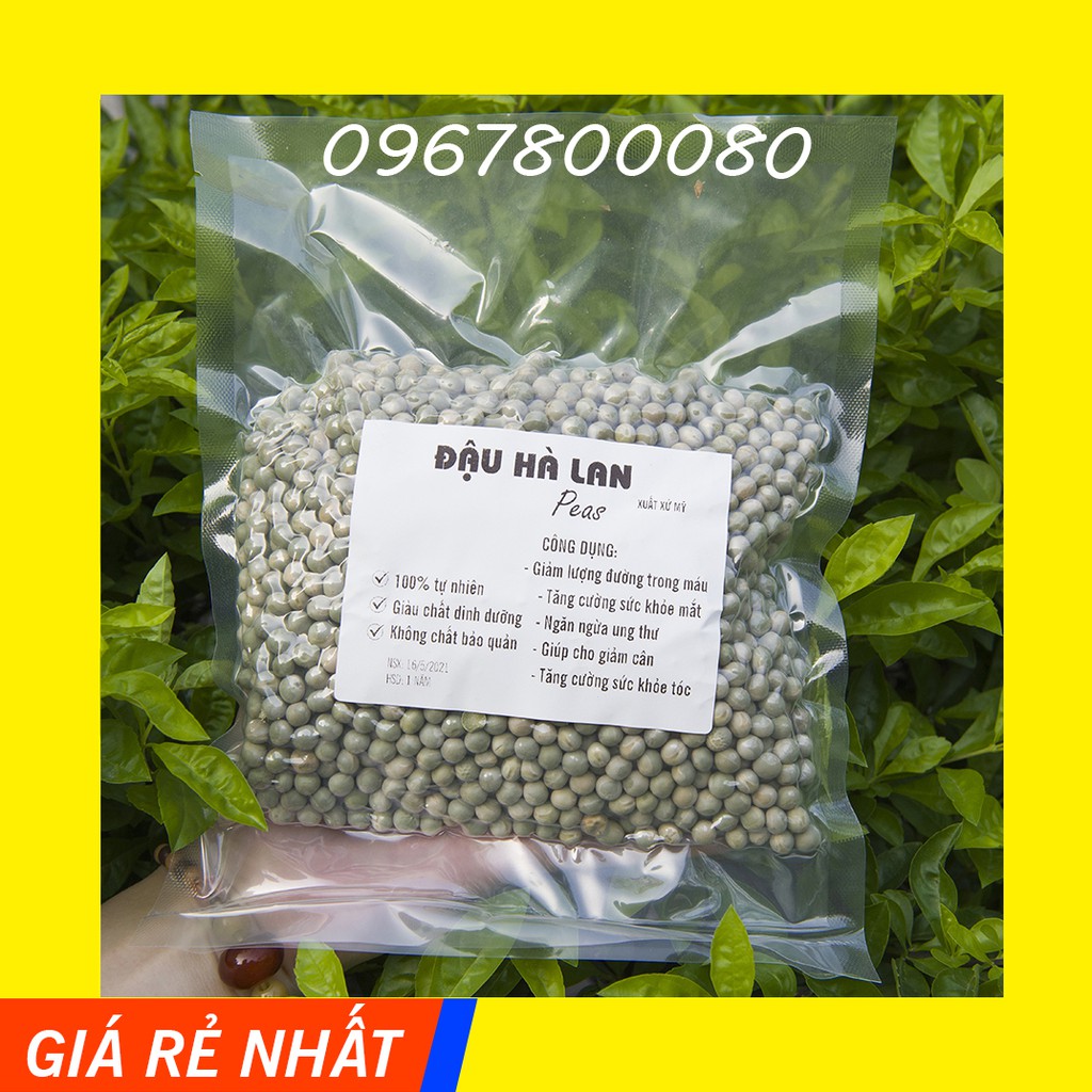 500gr Đậu Hà Lan xanh Mỹ - Đậu hà lan hữu cơ dùng làm hạt giống rau mầm đậu Hà Lan - Mẩy Mẩy shop hạt dinh dưỡng