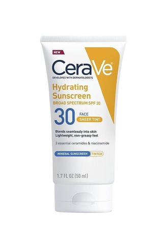 Cerave - Kem Chống Nắng Khoáng Chất Dưỡng Ẩm Cerave Hydrating Mineral Sunscreen SPF 30 Face Sheer Tint 50ml | Shopee Việt Nam