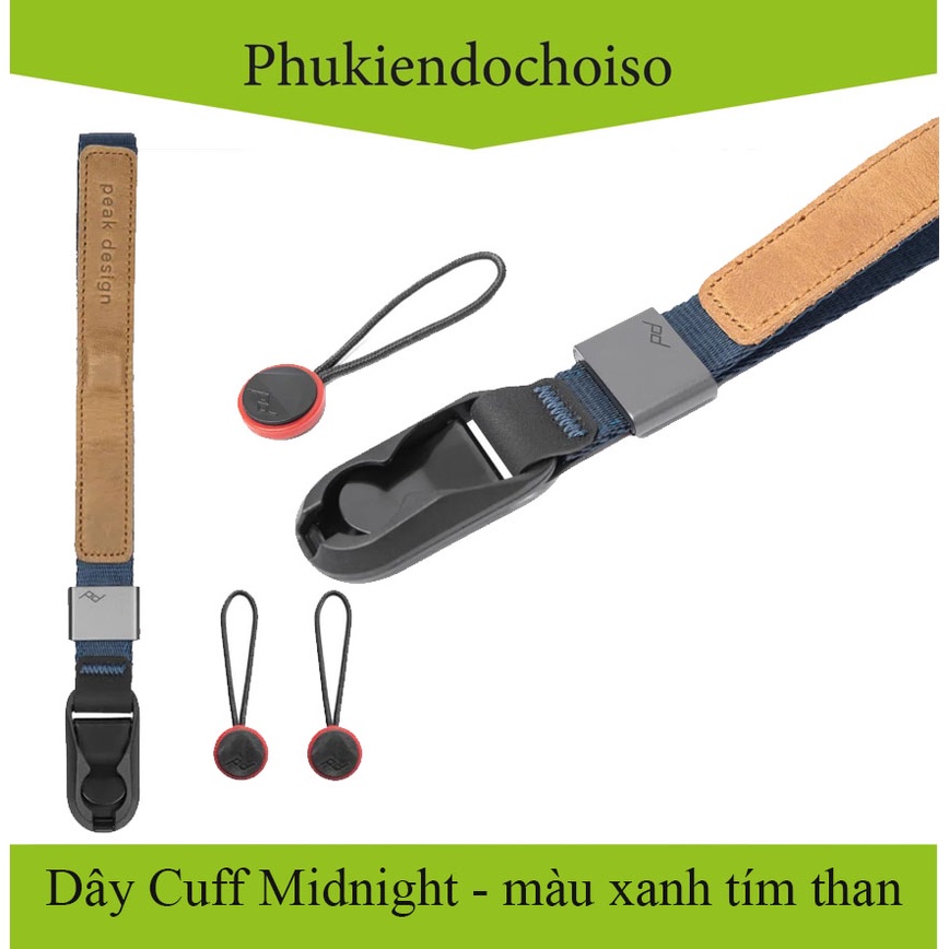 Dây máy ảnh Peak Design Cuff Wrist Strap Midnight , Hàng chính hãng