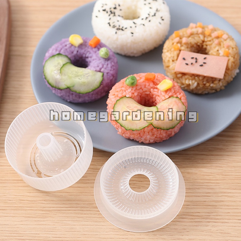 Khuôn Làm Cơm Nắm Hình Bánh Donut Cho Bé