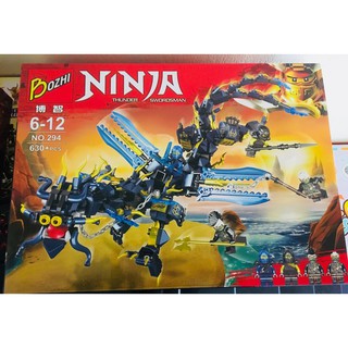 Bộ lego ninja rồng xanh (630 chi tiết)