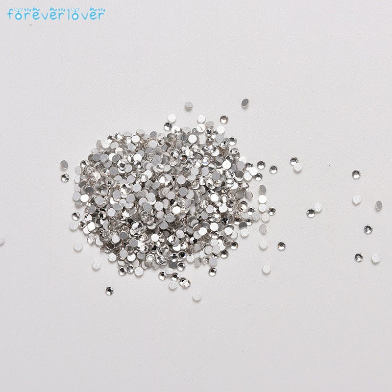 Hộp 1440 hạt kim cương giả trang trí móng tay 1.6mm / 2mm