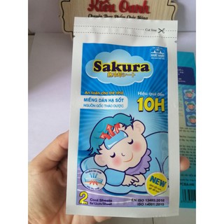 Miếng dán hạ sốt Sakura hộp 6 miếng