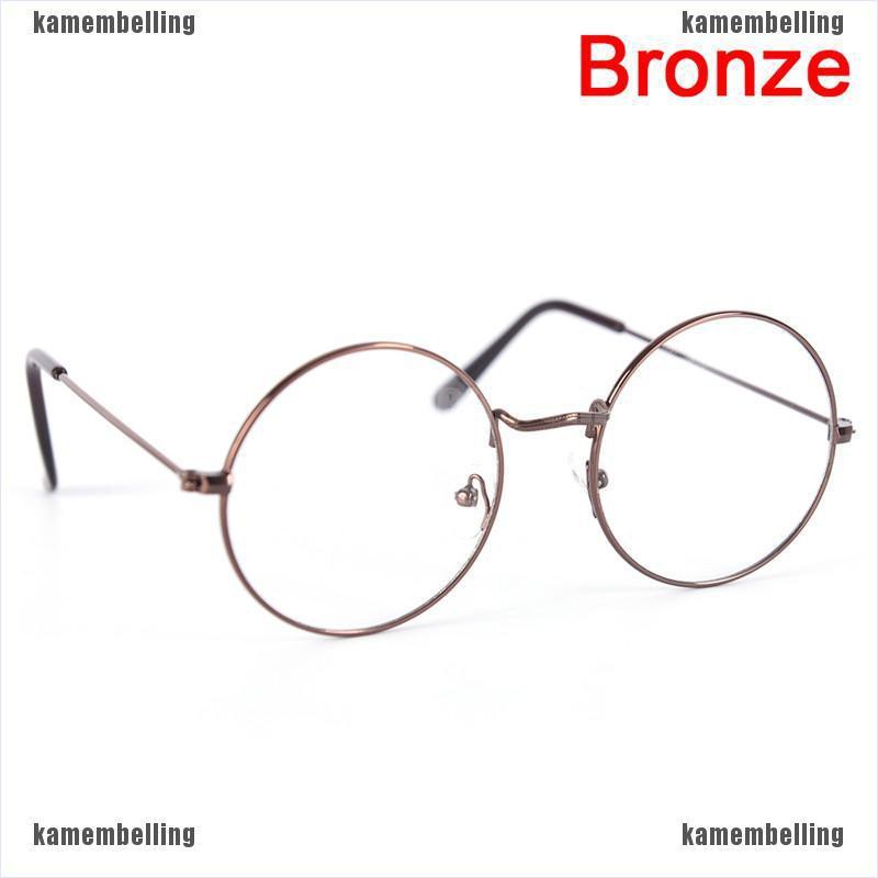 Mắt Kính Gọng Tròn Bằng Kim Loại Phong Cách Cổ Điển Sang Trọng Dành Cho Nam Nữ