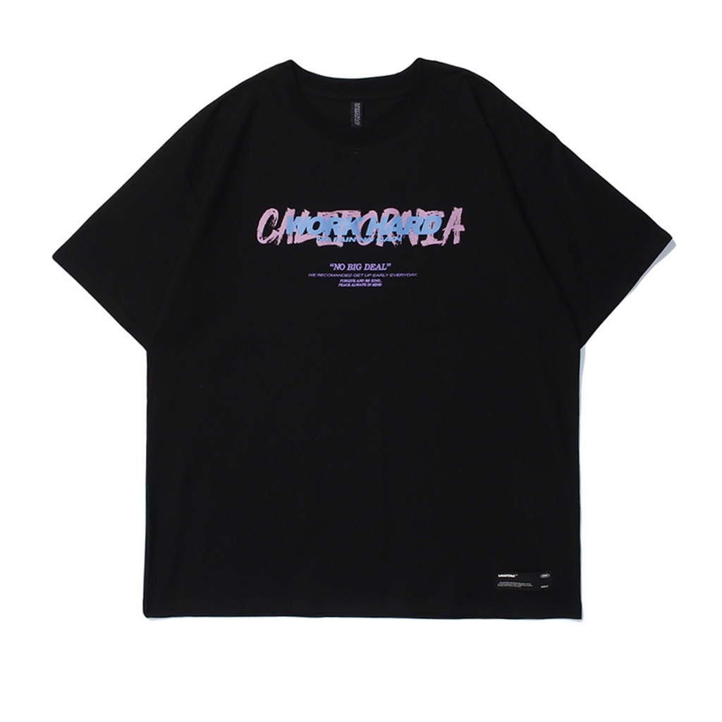 Áo thun Oversize Unisex 2 màu đen trắng - Áo thun Vender (V350)