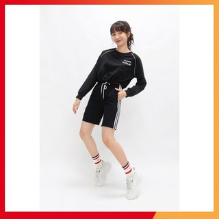 Quần ngắn nữ ✨freeship✨ quần short 3 sọc form rộng chất siêu đẹp thời trang hàn quốc cho nữ q1119
