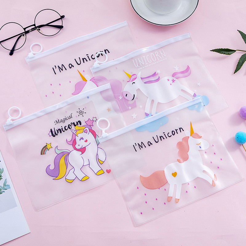 Túi Zip Unicorn dễ thương