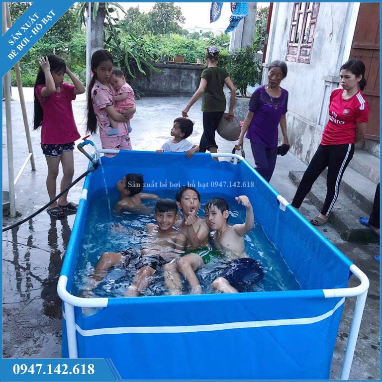 Bể bơi cho bé KT 2.2x1.3x0.8m
