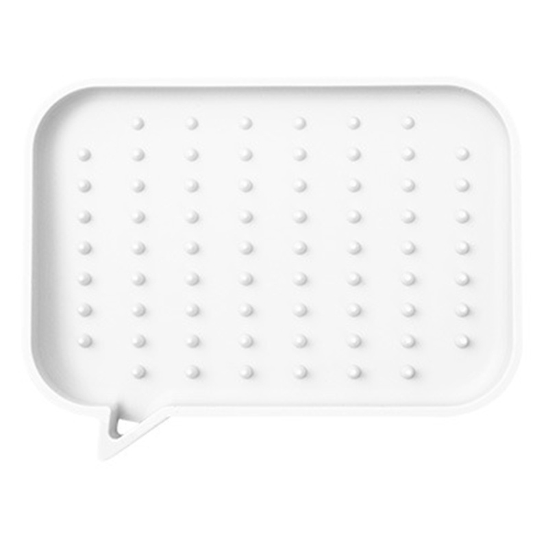 Set 2 Khay Silicone Đựng Xà Phòng / Miếng Rửa Chén Tiện Dụng