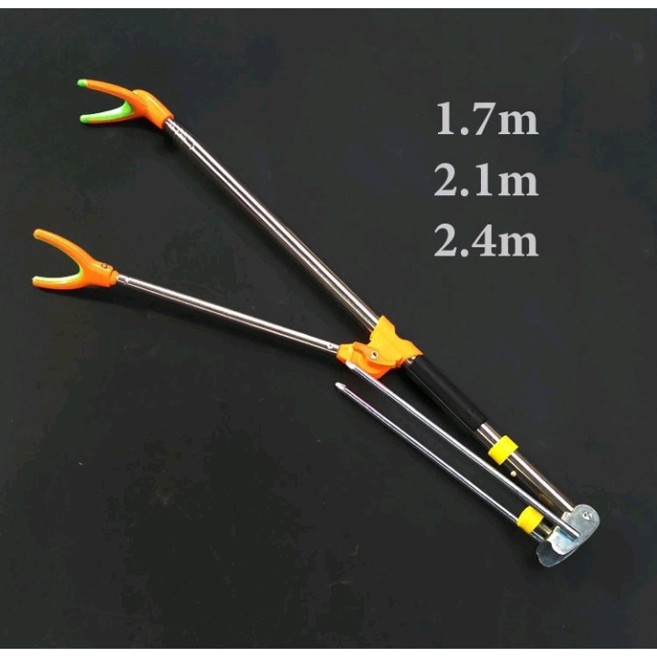 Chống cần câu đài, câu tay câu đơn, giá đỡ cần câu cá 2m1-2m4 siêu bền PK12
