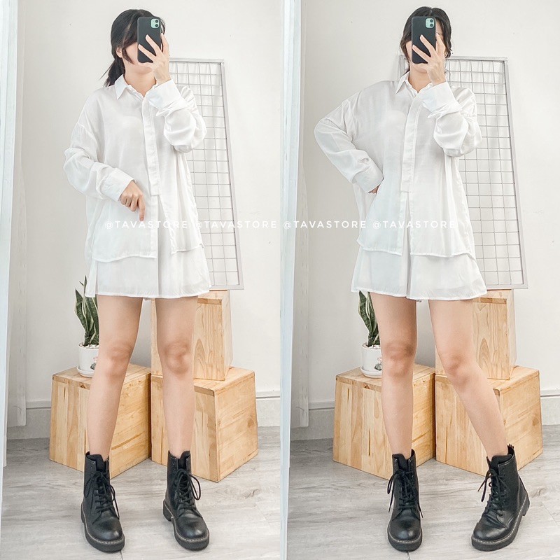 Set áo sơmi quần short - Casie Set