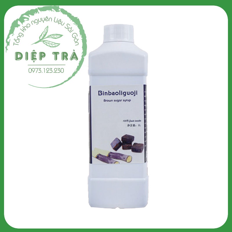Siro đường đen Binbaoli (chai 1L) (Đường mía thanh ngọt)