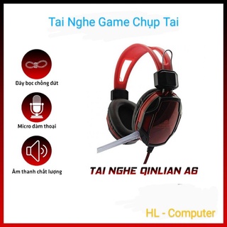 Tai Nghe A6 Qualian Arigato Có MiC jack 3.5mm kiểu dáng chụp tai có nút tăng/giảm Volume