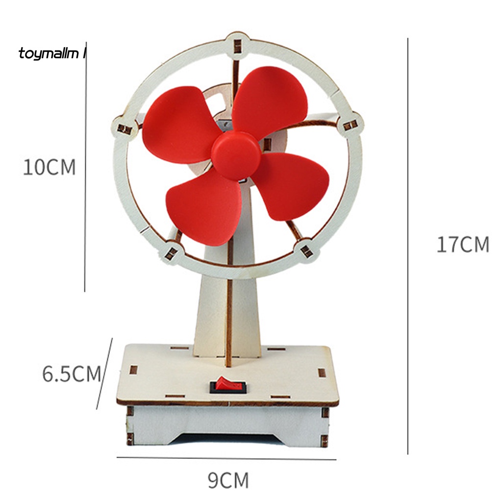 TM Eco-friendly DIY Fan Model Science Building Fan Kit Parent-children Interaction for Kids