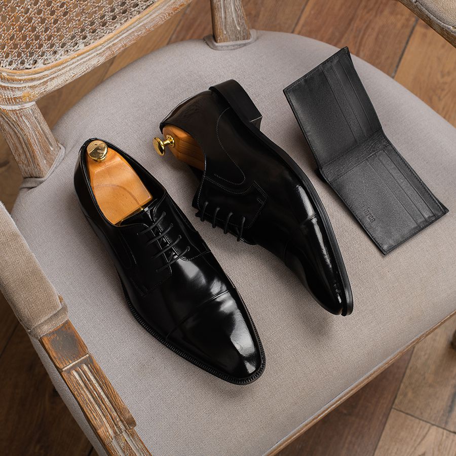 Giày Tây LAFORCE Công Sở Lịch Lãm GNLAJD6576-107-D Tặng Tất Nam Cao Cấp