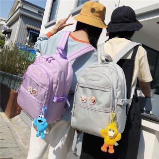 Ba lô canvas mềm mại phong cách Ulzzang hàn quốc cho nữ