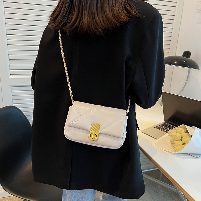 Túi Đeo Vai Hình Vuông Cỡ Nhỏ Họa Tiết Bóng Vàng Phong Cách Hàn Quốc Thời Trang Cho Nữ