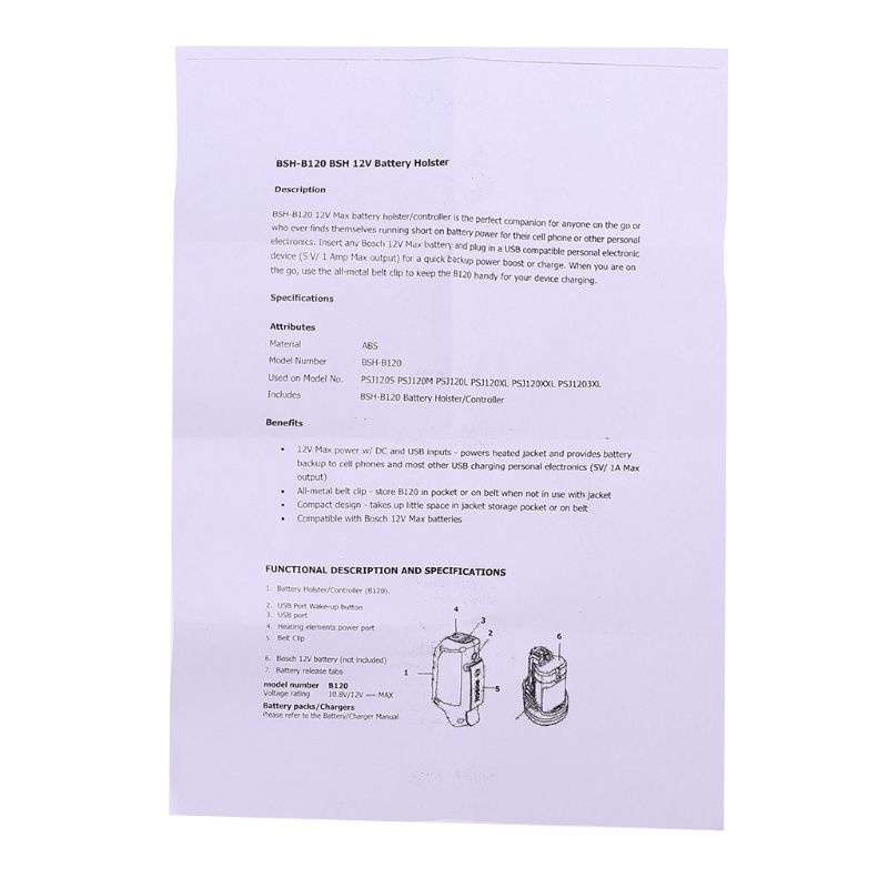 Bộ Sạc Pin Li-ion 10.8V / 12V Cao Cấp Tiện Dụng Kèm Phụ Kiện