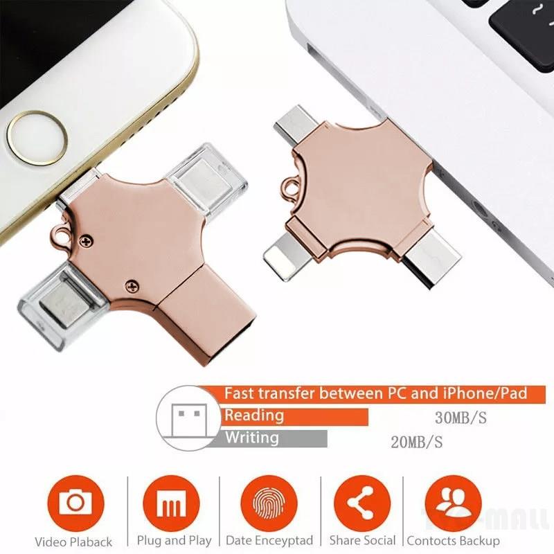 Usb 4 Trong 1 Dung Lượng 1tb Cho Iphone | BigBuy360 - bigbuy360.vn