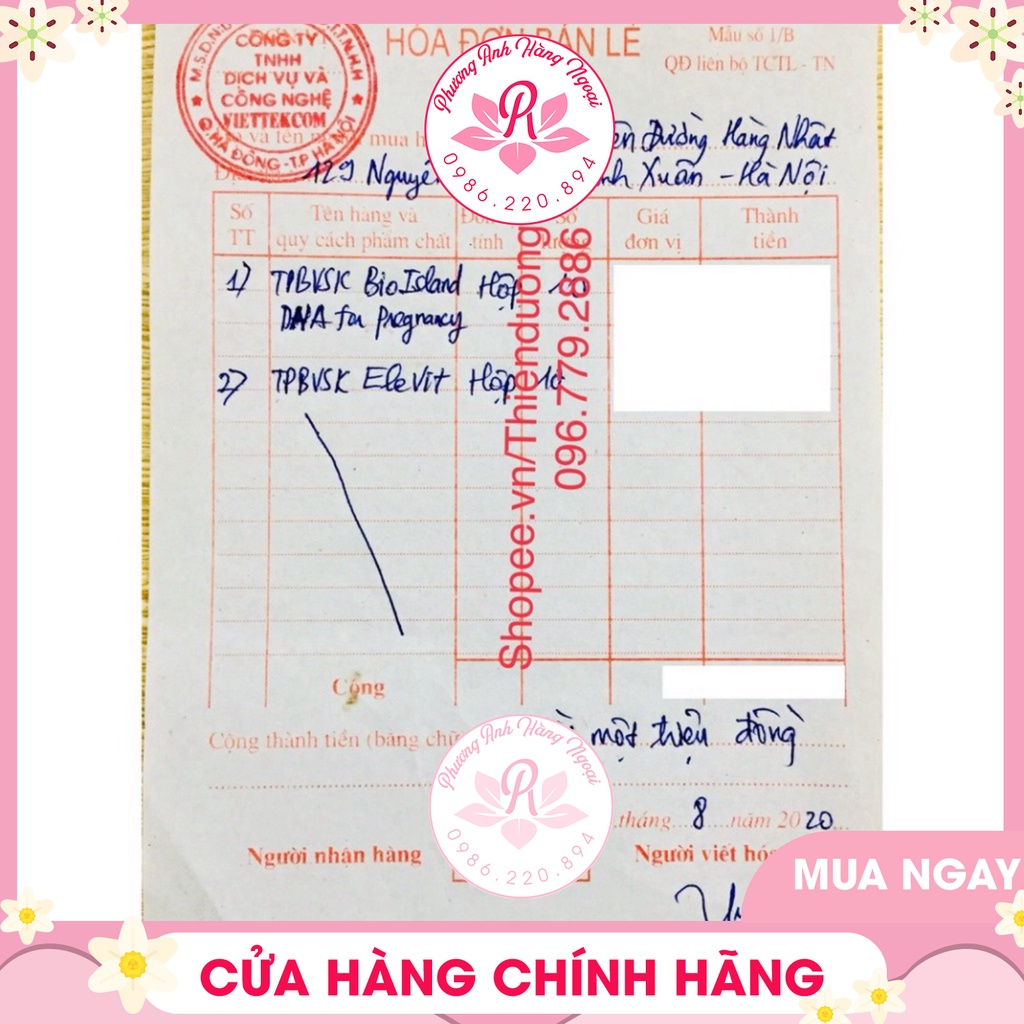 Vitamin DHA Bio Island cho Bà Bầu 60 Viên