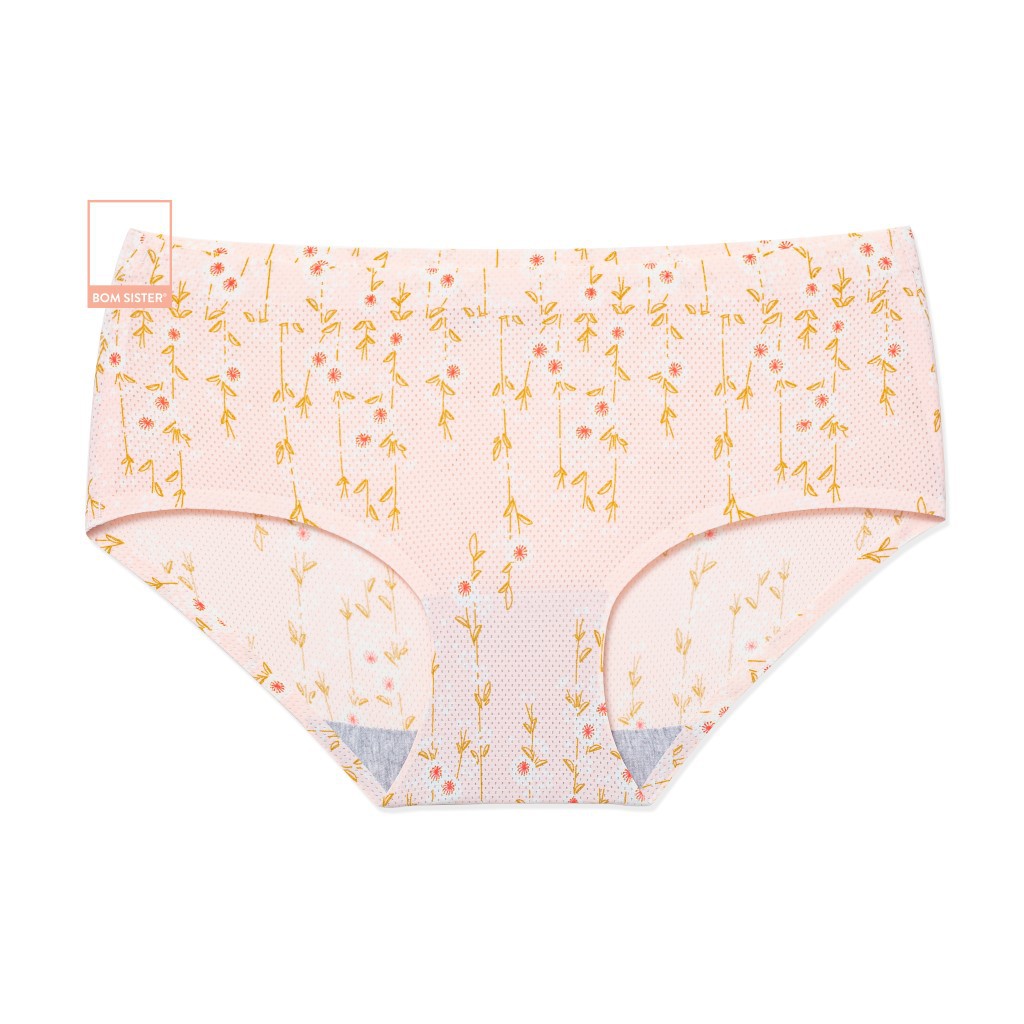 Quần lót su đúc thông hơi ép viền hoạ tiết dễ thương BOM SISTER MUQ5875