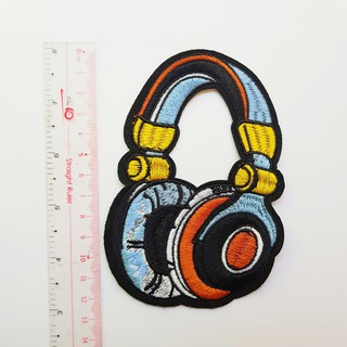 Sticker vải, patch ủi máy ảnh, headphone