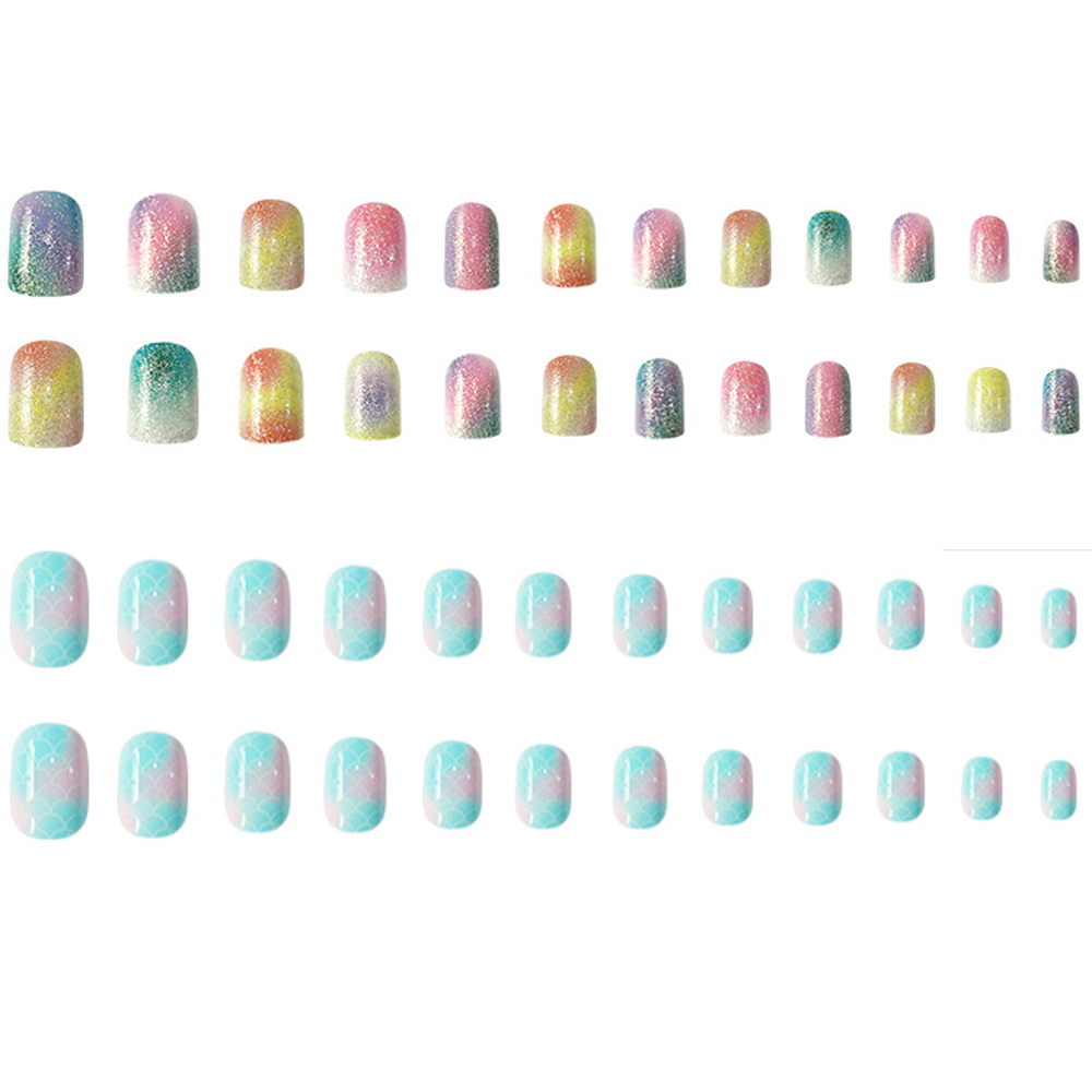 [Hàng mới về] Móng tay giả họa tiết hoạt hình xinh xắn dành cho trẻ em