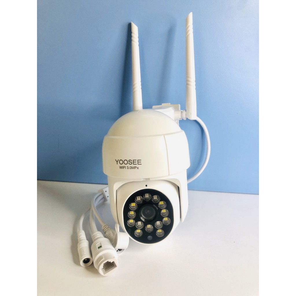 Camera ngoài trời Yoosee PTZ 3.0MP Ultra HD, Xoay 355 độ Kèm thẻ nhớ 32g đến 128g