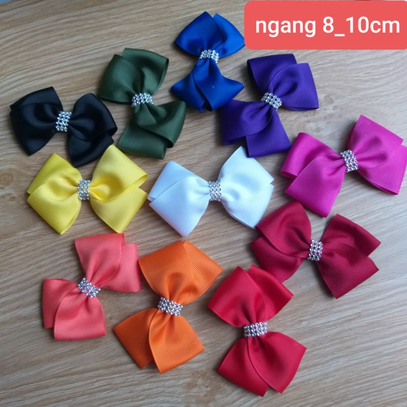 🎀Nơ trang trí , phụ kiện trang trí, bản ngang từ 8cm đến 12 cm