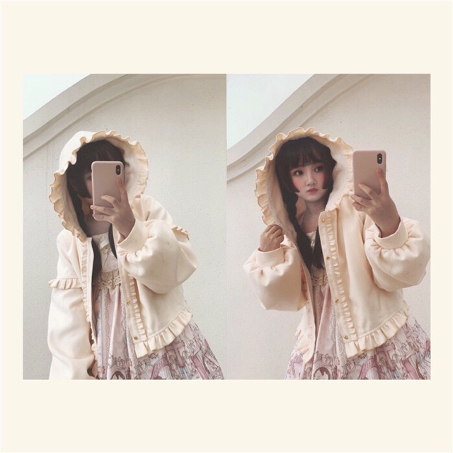 [có sẵn] Áo khoác Lolita nỉ bông | BigBuy360 - bigbuy360.vn
