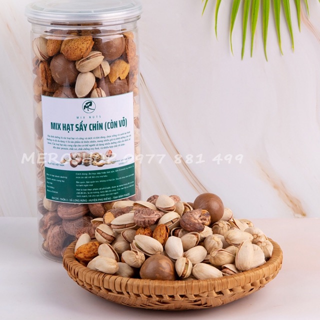 500GRAM MIX 4 HẠT CÒN VỎ SHOP MẸ RÔ