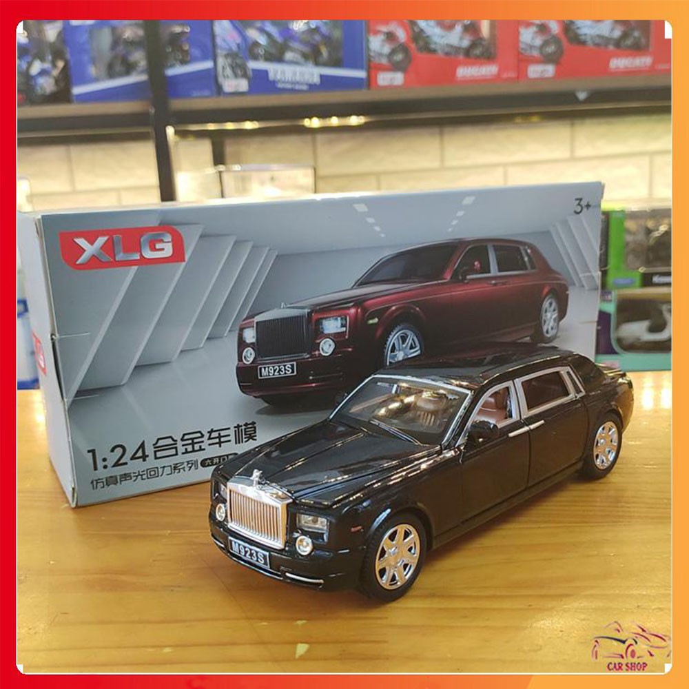 Xe mô hình Rolls Royce Phantom tỉ lệ 1:24 màu đen