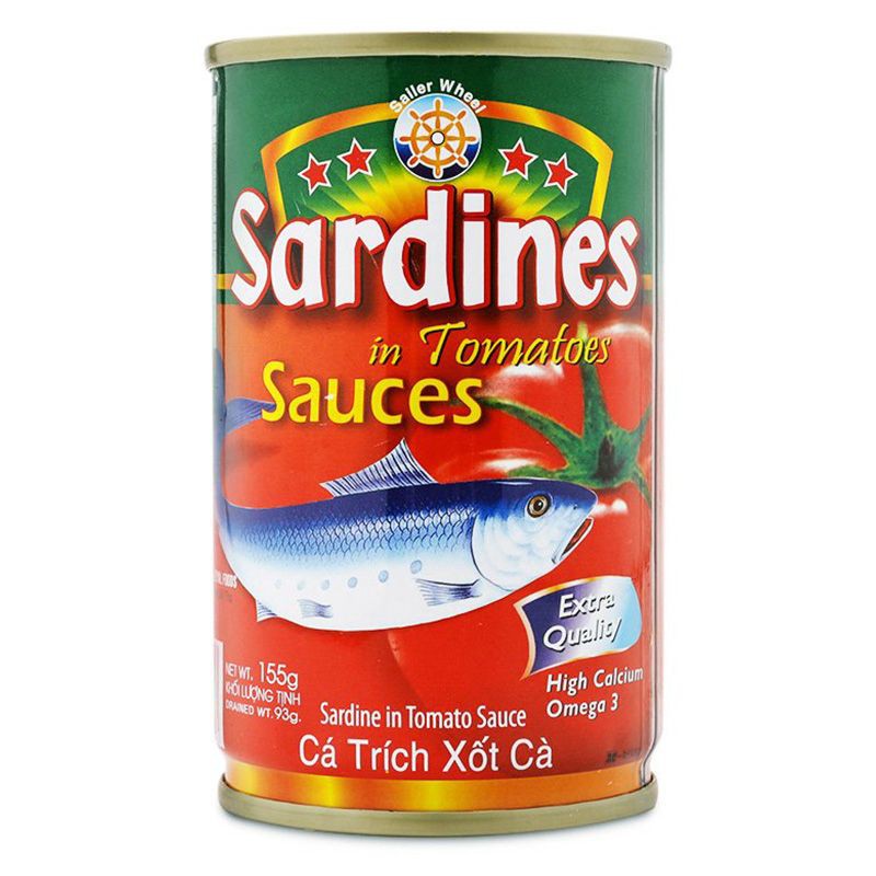 Combo 2  Cá Trích Sốt Cà Sardines 155G