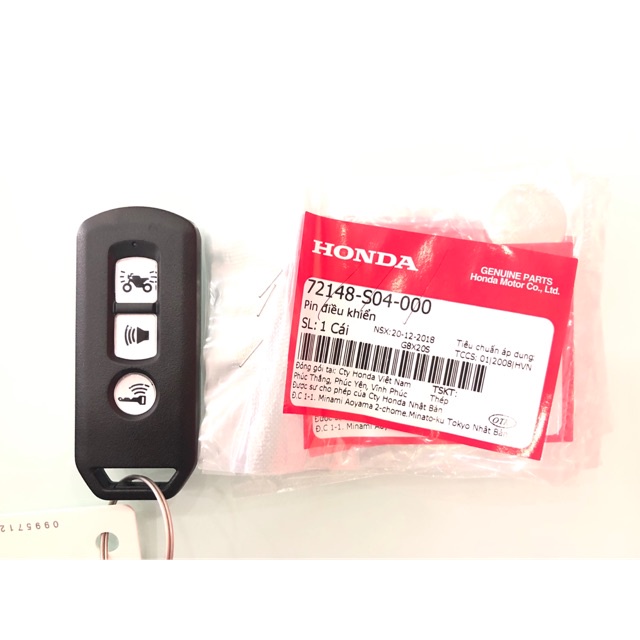 Pin Chìa Khoá Điều Khiển Remote SH, Vision, Air Blade, Lead, SH Mode, PCX Chính Hãng Honda - 72148S04000