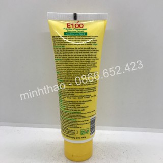 Sữa rửa mặt E100 Nghệ 100g