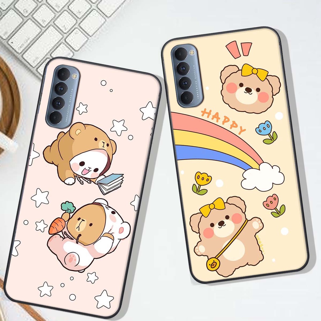 Ốp lưng Oppo RENO 4 PRO in hình Gấu xinh xắn, Bò sữa đáng yêu,  ĐẸP -  RẺ - XINH - ĐỘC ĐÁO