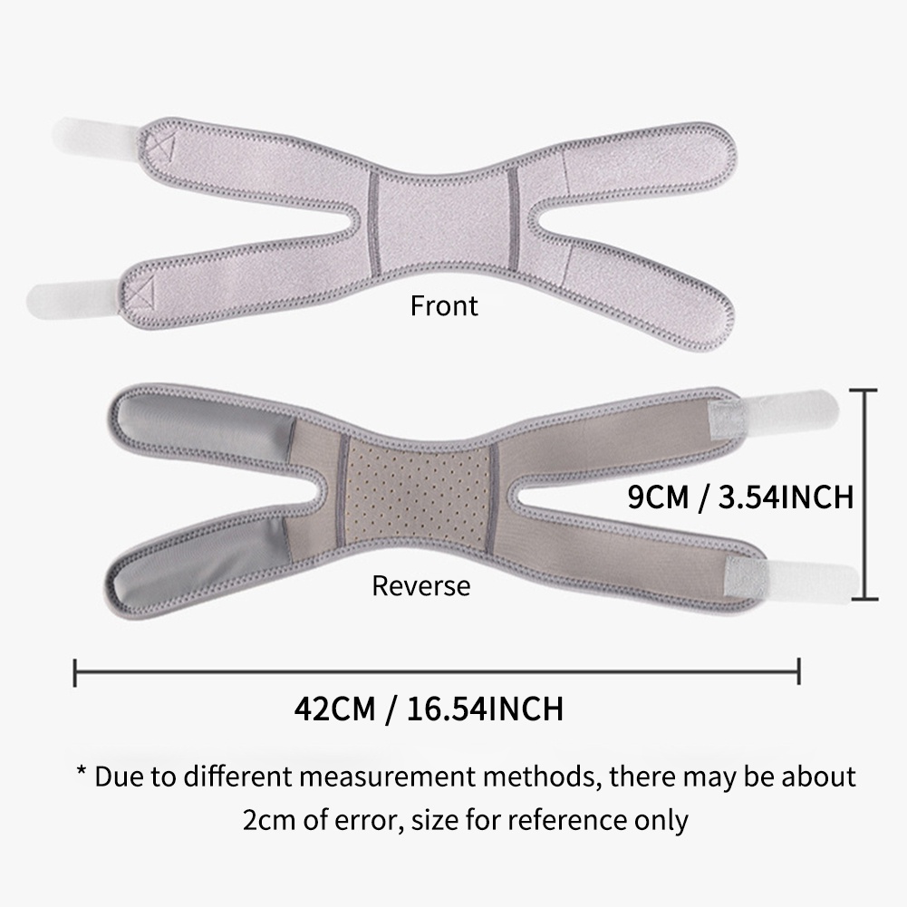 1 Đai Quấn Bảo Vệ Đầu Gối Chống Trượt Có Thể Điều Chỉnh Hỗ Trợ Chấn Thương Khi Chơi Thể Thao