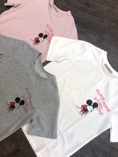Áo phông mickey mouse 100% cotton