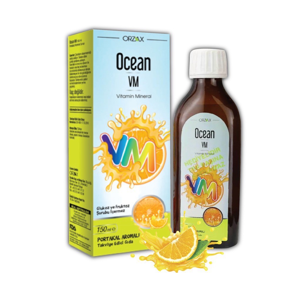 Ocean VM -Bổ sung Vitamin và khoáng chất, tăng đề kháng, cải thiện biếng ăn (Chai 150ml)